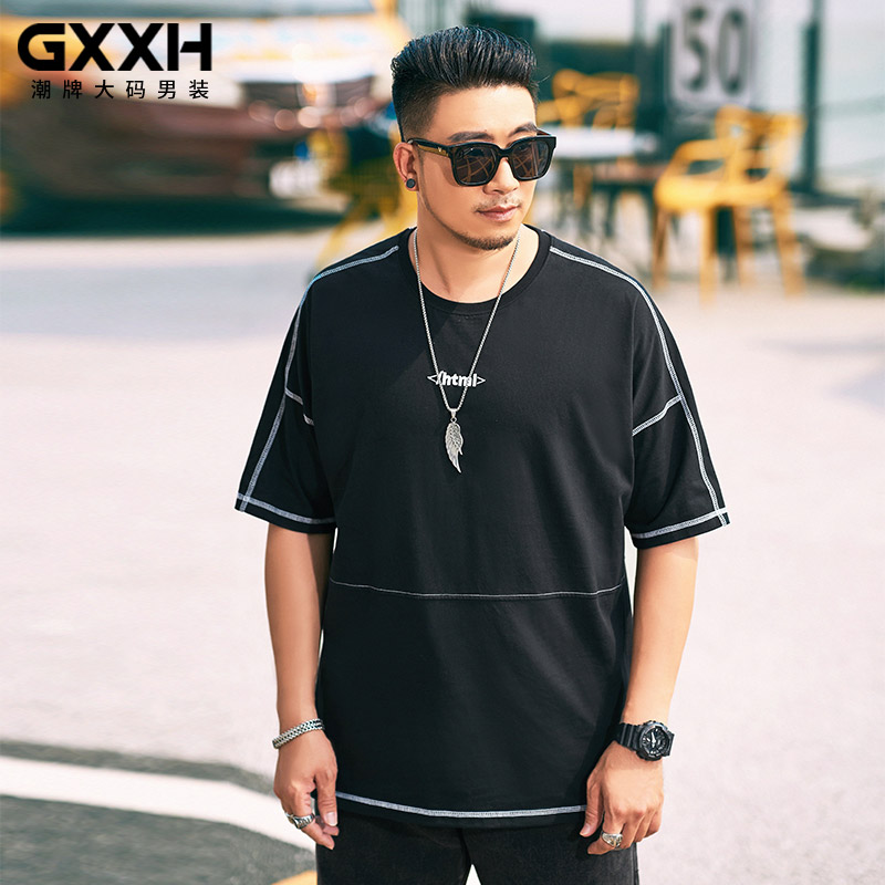 เสื้อยืดผู้ชายอ้วน S-5XL(อกเสื้อ39-51นิ้ว)