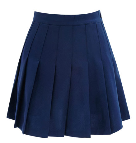 กระโปรงสั้นทรงเทนนิส ผ้าฮานาโกะ