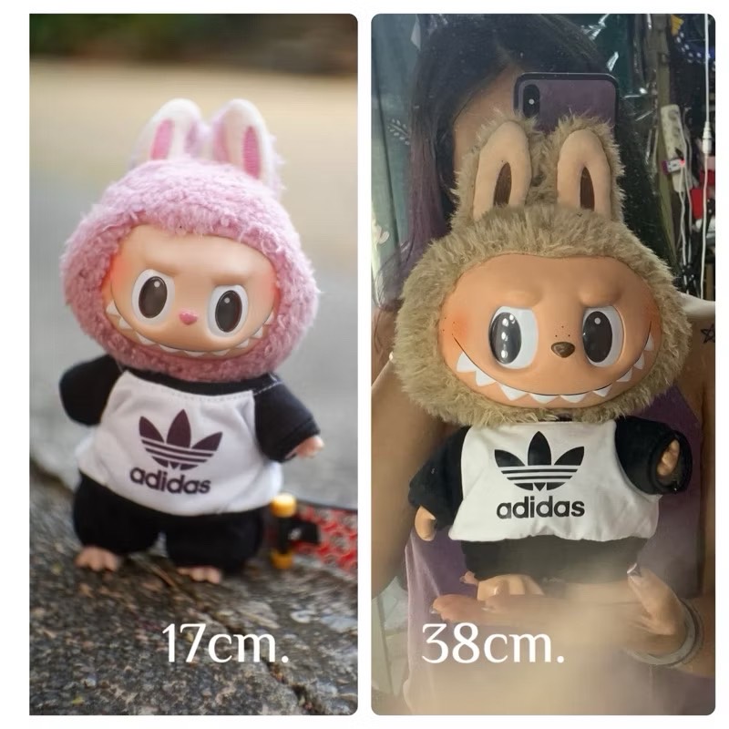 R020 ชุดสำหรับตุ๊กตา Labubu 38 / Labubu macaron / Upset Duck