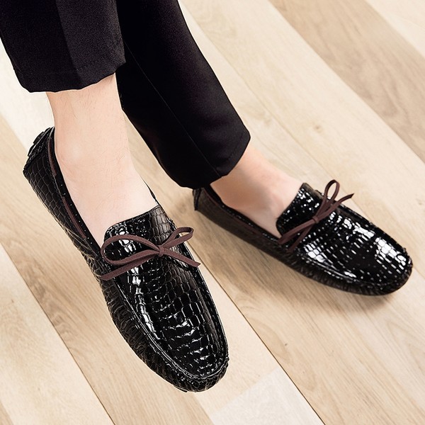 รองเท้าหนังผู้ชาย มีไซส์39-44 รองเท้าโลฟเฟอร์ชาย Slip-On Shoes