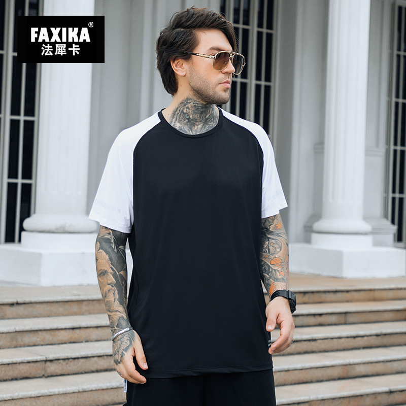 เสื้อยืดผู้ชายอ้วน S-5XL(อกเสื้อ39-51นิ้ว)