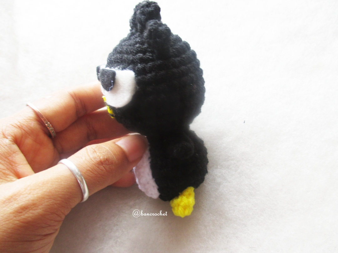 พวงกุญแจแบดแบดมารุถัก badbadz maru amigurumi crochet