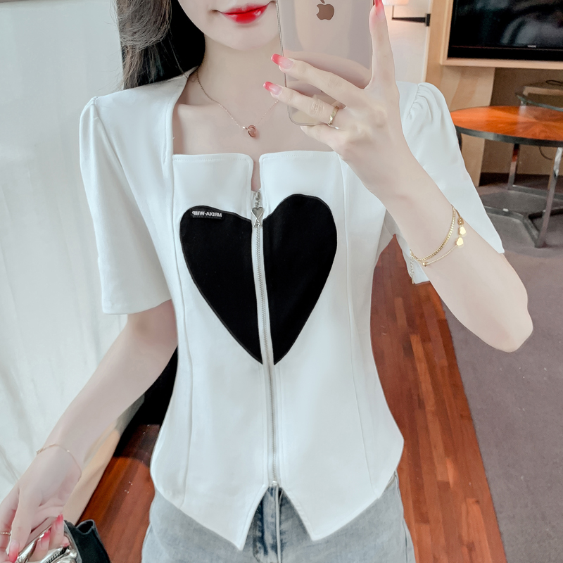 เสื้อผ้าวัยรุ่นเกาหลี เสื้อยืดวัยรุ่นผู้หญิง มีขนาด S M L XL