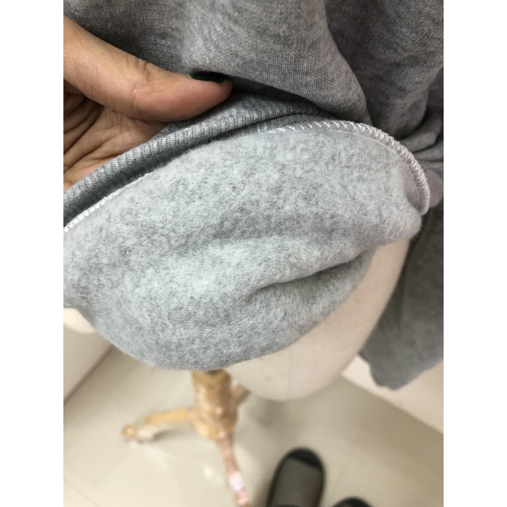 เสื้อกันหนาวฮู้ดดี้ แฟชั่นเกาหลี สีเทา น่ารักมากจ้า ผ้าเนื้อไม่หนาใส่ในไทยได้จ้า พร้อมส่ง งานจริงในภาพสุดท้าย สีเทา