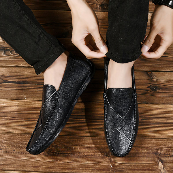 รองเท้าหนังผู้ชาย มีไซส์39-44 รองเท้าโลฟเฟอร์ชาย Slip-On Shoes