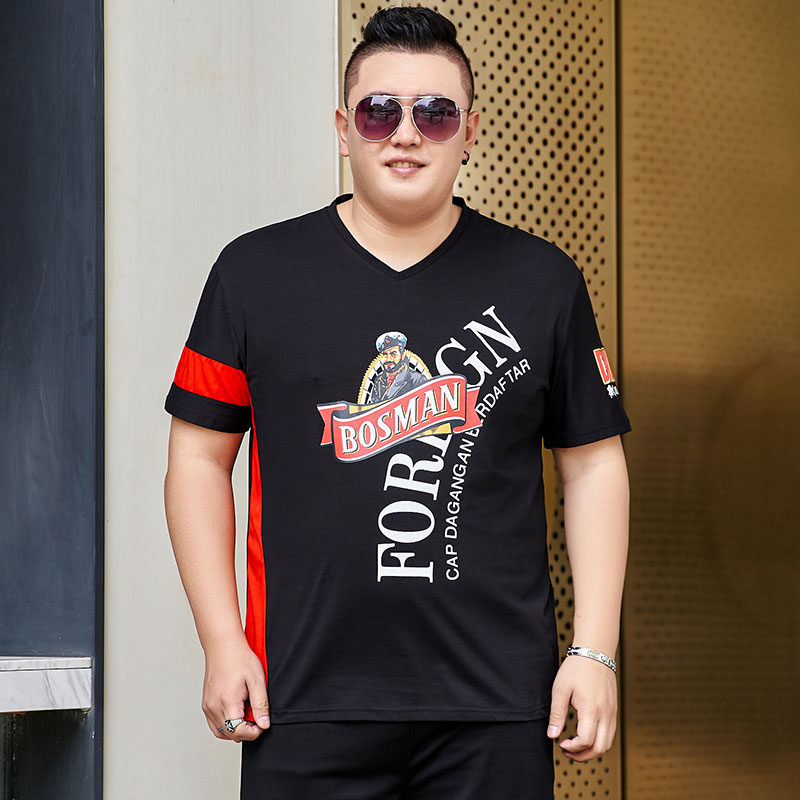 เสื้อยืดผู้ชายอ้วน S-5XL(อกเสื้อ39-51นิ้ว)
