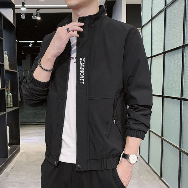 เสื้อแจ็คเก็ตเบสบอล เสื้อคลุม เสื้อแขนยาวสไตล์เกาหลี