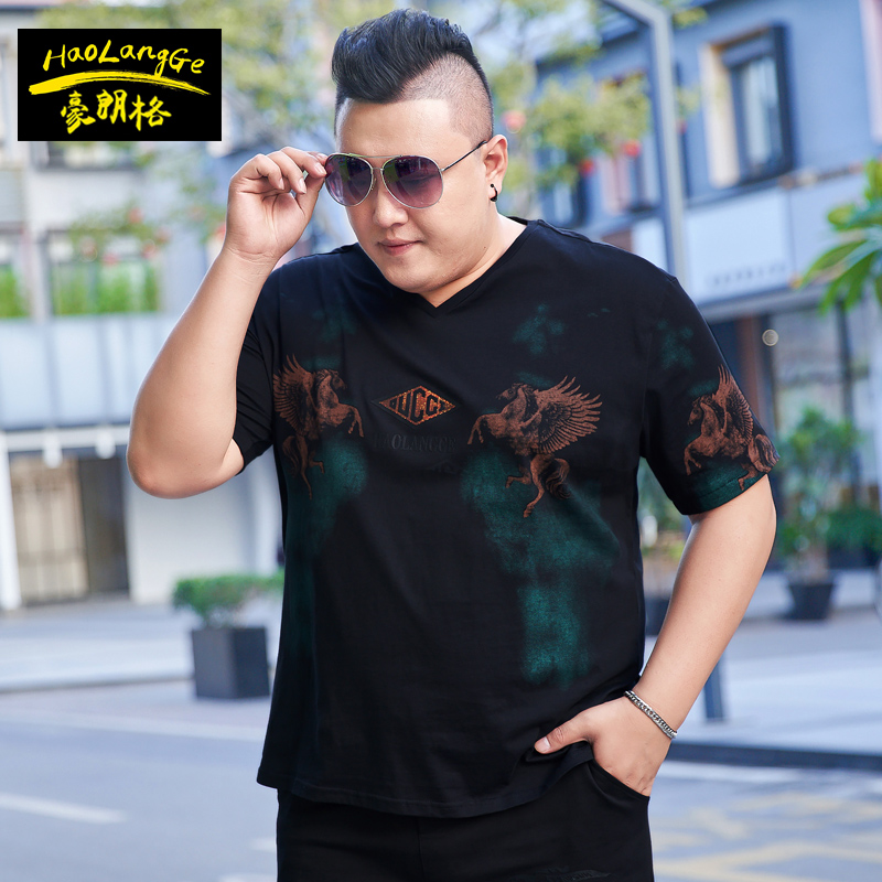 เสื้อยืดผู้ชายอ้วน S-5XL(อกเสื้อ39-51นิ้ว)