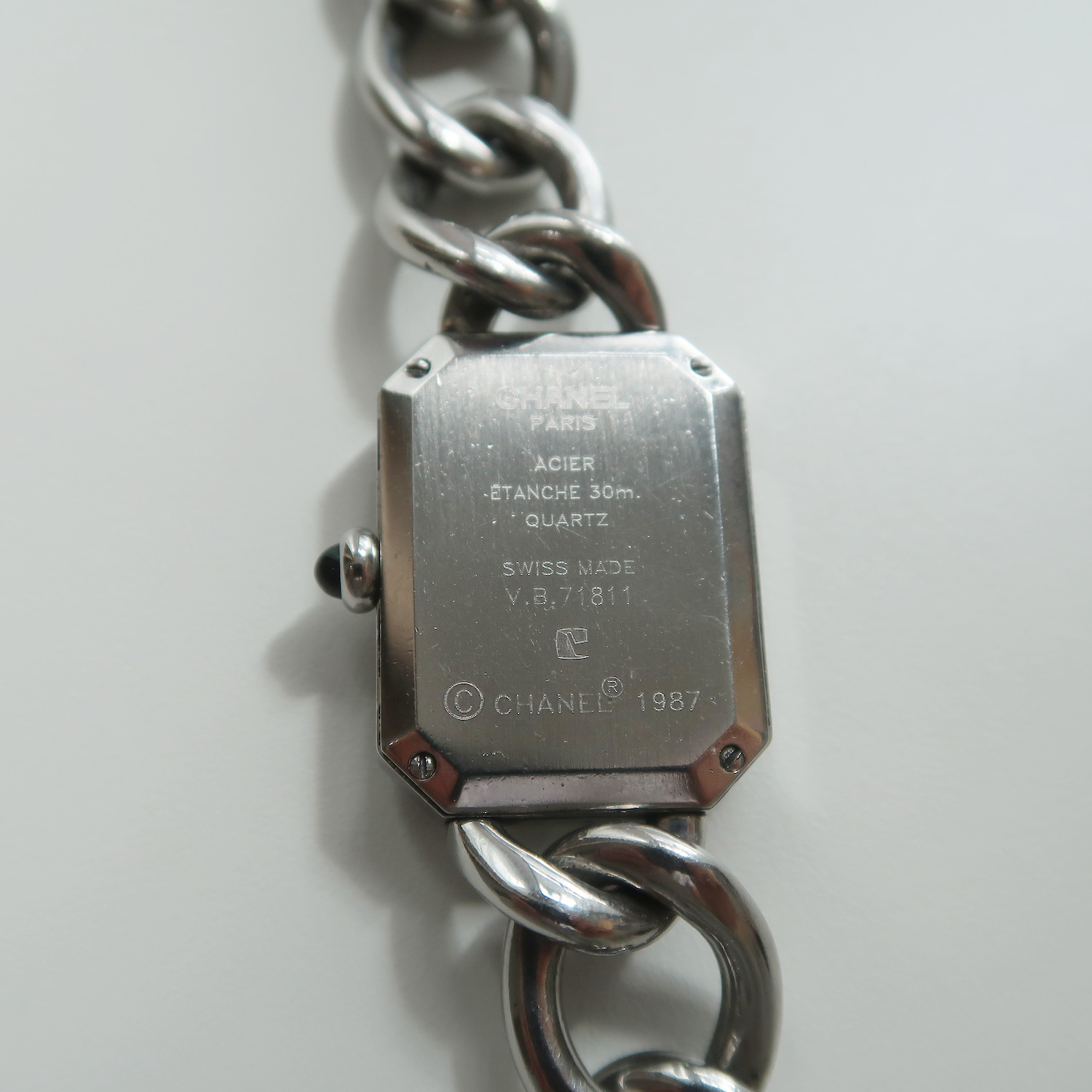 Chanel Premiere Gourmette Chain Watch