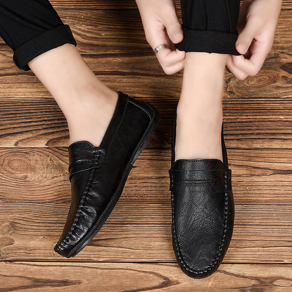 รองเท้าหนังผู้ชาย มีไซส์39-44 รองเท้าโลฟเฟอร์ชาย Slip-On Shoes