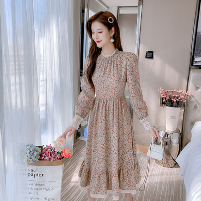ชุดเดรสสั้น ชุดเดรสสั้นลายดอก ชุดเดรสสั้นวัยรุ่น By Meiyi women's clothing