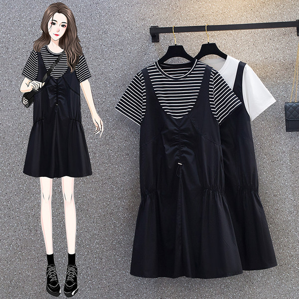 เดรสคนอ้วน เดรสสาวอวบ ชุดเดรสคนอ้วนวัยรุ่น BY PLUS SIZE Girl