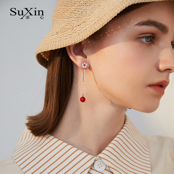ตุ้มหู ต่างหู ต่างหูผู้หญิง By SuXin
