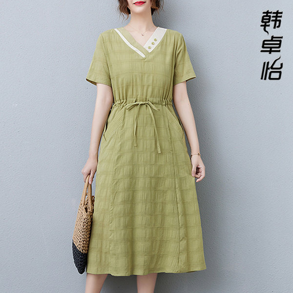 เดรสวัยผู้ใหญ่40-60ปี เดรสคุณแม่ ชุดเดรสทำงานวัยผู้ใหญ่ แบรนด์ MAMA DRESS