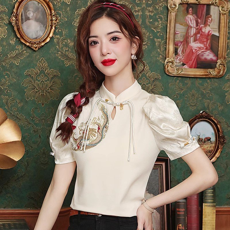 เสื้อเชิ้ตผู้หญิงใส่ทํางาน 390 บาทต่อชิ้น ฟรีค่าจัดส่ง