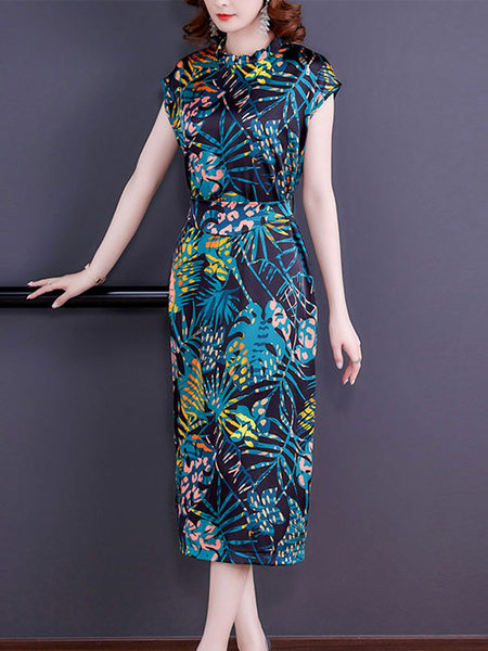 เดรสวัยผู้ใหญ่40-60ปี เดรสคุณแม่ ชุดเดรสทำงานวัยผู้ใหญ่ แบรนด์ MAMA DRESS