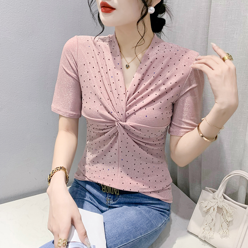 เสื้อผ้าวัยรุ่นเกาหลี เสื้อยืดวัยรุ่นผู้หญิง มีขนาด S M L XL
