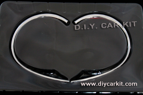 ครอบไมล์โครเมี่ยม New Yaris 2014