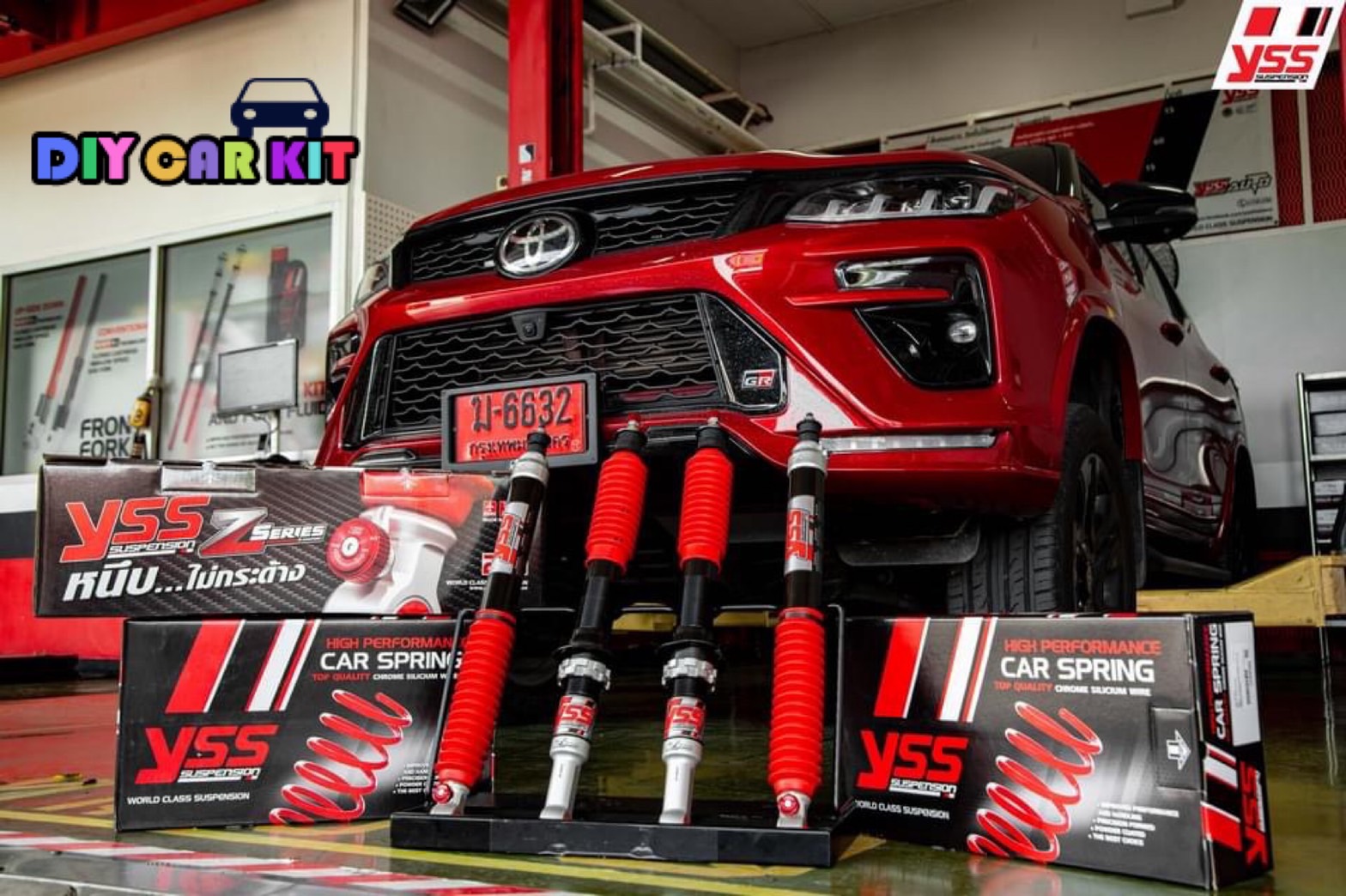 โช๊คอัพ Monotube สปริง YSS รุ่น Z-Series รถ TOYOTA New Fortuner 2015-2024