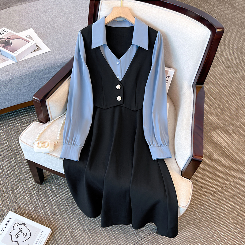 เดรสสาวอวบ มีไซส์ L-4XLอกเสื้อ 38-47 นิ้ว ใส่ได้ทั้งสาวหุ่นดีน่ารักจนถึงสาวอวบพลัสไซส์ จัดส่งฟรี! ทักแชทสั่งซื้อ