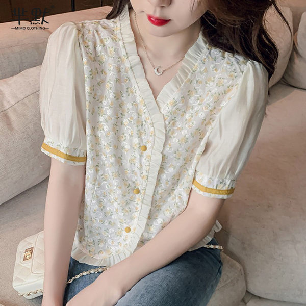 เสื้อชีฟองเกาหลี เสื้อชีฟองสวยๆ