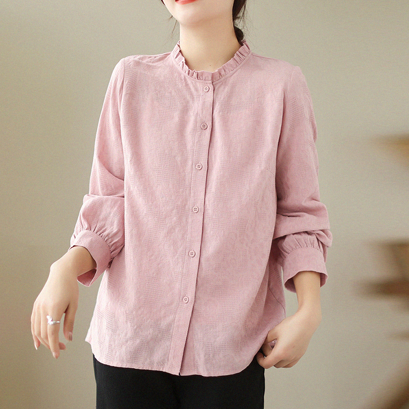 เสื้อลินิน เสื้อผ้าฝ้ายลินิน เสื้อเชิ้ตผ้าลินิน S M l XL จากแบรนด์ ZIMO