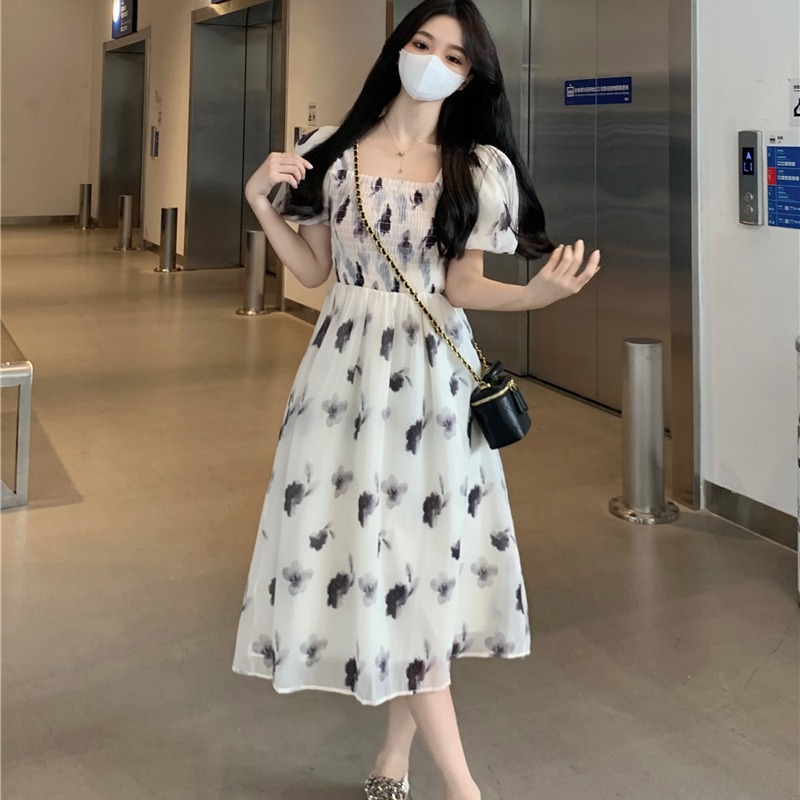 เดรสแขนสั้น มีไซส์ L-4XLอก 38-47 นิ้ว ใส่ได้ทั้งสาวหุ่นดีน่ารักจนถึงสาวอวบพลัสไซส์ จัดส่งฟรี! ทักแชทสั่งซื้อ