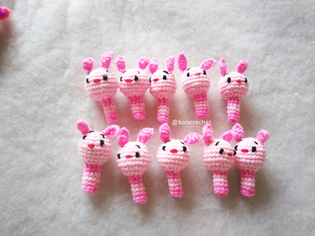 ที่ครอบหัวดินสอ ตุ๊กตาพิกเล็ท (pencil cover) ชมพู 2 นิ้ว