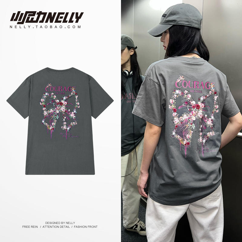 เสื้อยืดคอกลม ผู้ชาย เสื้อยืดผู้ชายเกาหลี เสื้อยืดเกาหลี แบรนด์ NELLY
