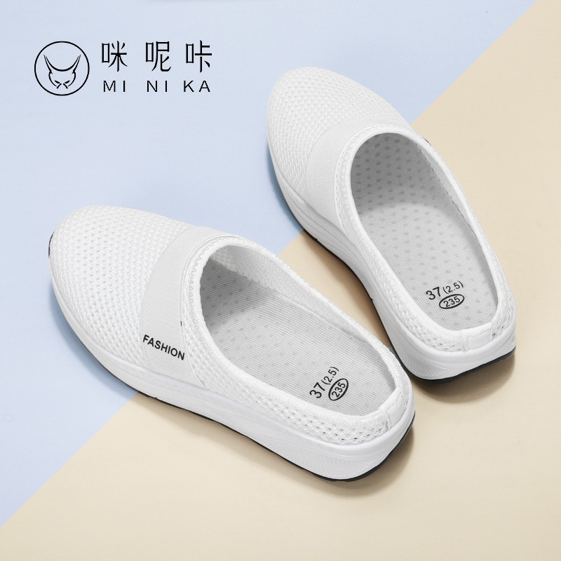 รองเท้าผ้าใบ รองเท้าลำลอง รองเท้าผ้าใบลำลอง รองเท้าแฟชั่นแบบสวม Slipper Shop