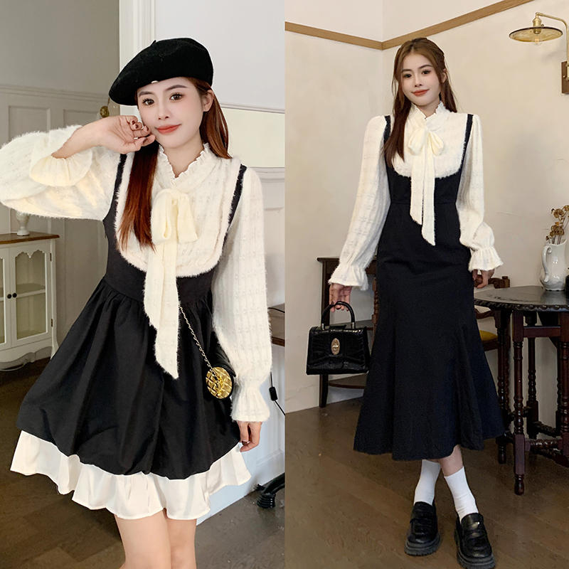 เดรสสาวอวบ มีไซส์ L-4XLอกเสื้อ 38-47 นิ้ว ใส่ได้ทั้งสาวหุ่นดีน่ารักจนถึงสาวอวบพลัสไซส์ จัดส่งฟรี! ทักแชทสั่งซื้อ