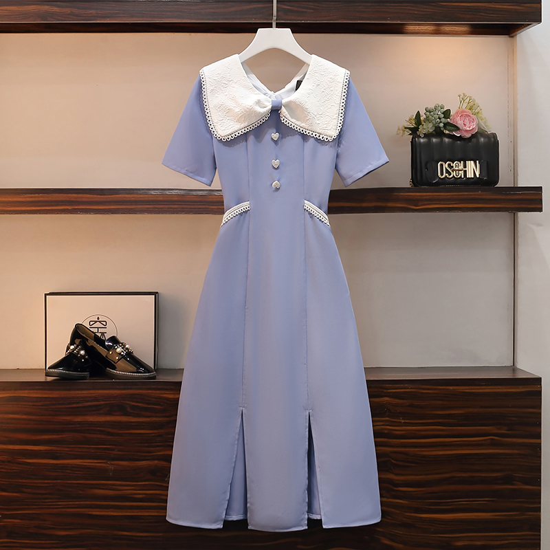 เดรสคนอ้วน เดรสสาวอวบ ชุดเดรสคนอ้วนวัยรุ่น BY PLUS SIZE Girl