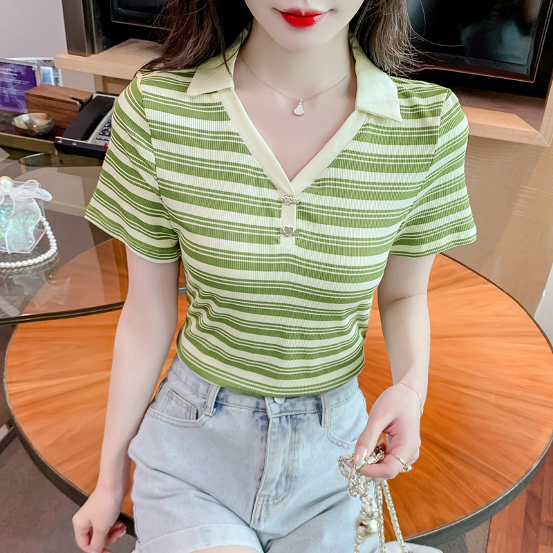 เสื้อผ้าวัยรุ่นเกาหลี เสื้อยืดวัยรุ่นผู้หญิง มีขนาด S M L XL