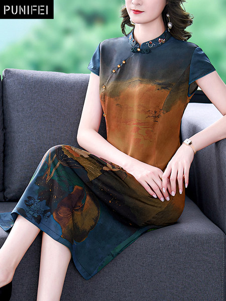 เดรสวัยผู้ใหญ่40-60ปี เดรสคุณแม่ ชุดเดรสทำงานวัยผู้ใหญ่ แบรนด์ MAMA DRESS