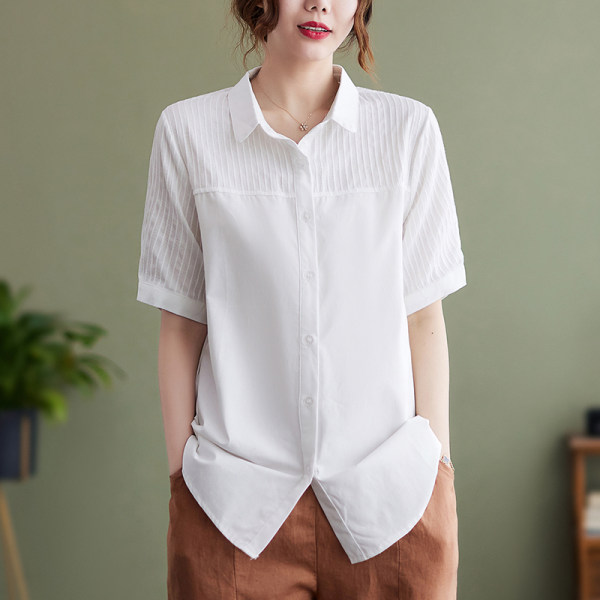 เสื้อลินิน แบบเสื้อสวยๆ เสื้อผ้าฝ้ายลินิน เสื้อเชิ้ตผ้าลินิน BY LININ