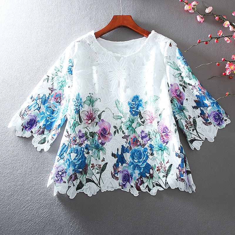 เสื้อลินิน เสื้อผ้าฝ้ายลินิน เสื้อเชิ้ตผ้าลินิน ปักลายสวยๆด้วยด้าย สไตล์VINTAGE BY Dreamroom