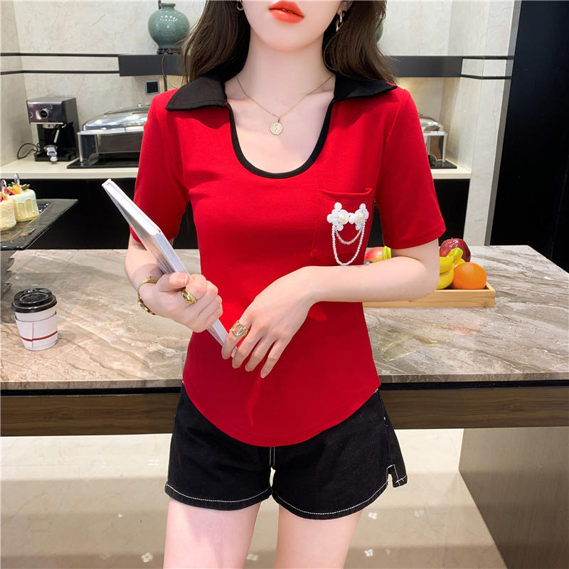 เสื้อยืดวัยรุ่นน่ารักๆ เสื้อวัยรุ่นแขนสั้น เสื้อผ้าวัยรุ่นเกาหลี แบรนด์ Wiyike