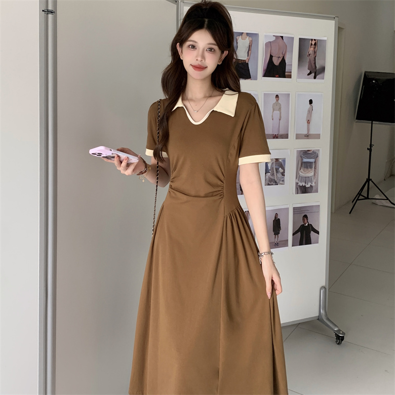 เดรสแขนสั้น มีไซส์ L-4XLอก 38-47 นิ้ว ใส่ได้ทั้งสาวหุ่นดีน่ารักจนถึงสาวอวบพลัสไซส์ จัดส่งฟรี! ทักแชทสั่งซื้อ