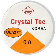 เอ็นยืดร้อยลูกปัด Crystal Tec ขนาด 0.8