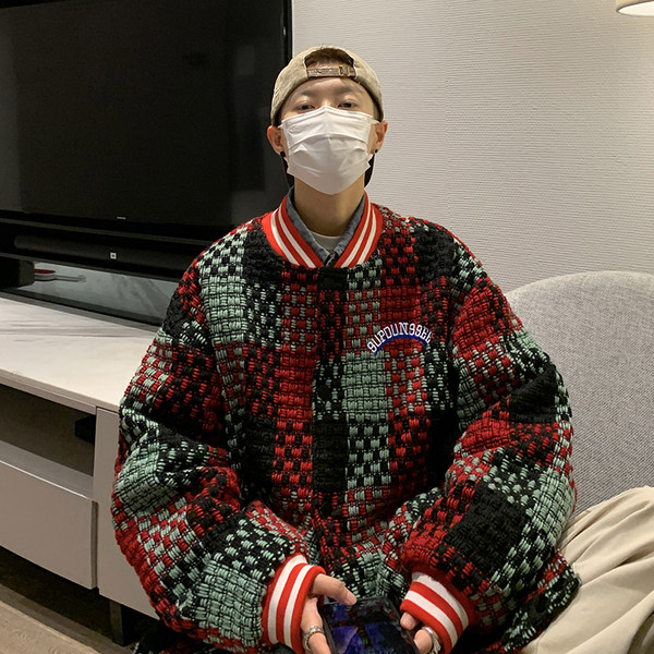 เสื้อแจ็คเก็ตเบสบอล เสื้อคลุม เสื้อแขนยาวสไตล์เกาหลี