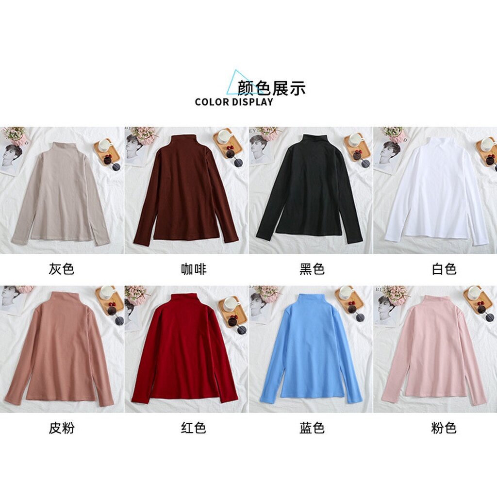 HEATTECH (ฮีทเทค คอเต่า) เสื้อแขนยาวคอเต่า ใช้ใส่เพิ่มความอุ่นด้านใน ผ้ายืดหยุ่น ด้านในเป็นผ้านุ่มๆ