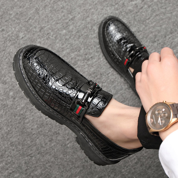 รองเท้าโลฟเฟอร์ชาย รองเท้าผู้ชาย รองเท้าแฟชั่นชาย รองเท้าหนังผู้ชาย Men Loafer Slip-On Shoes