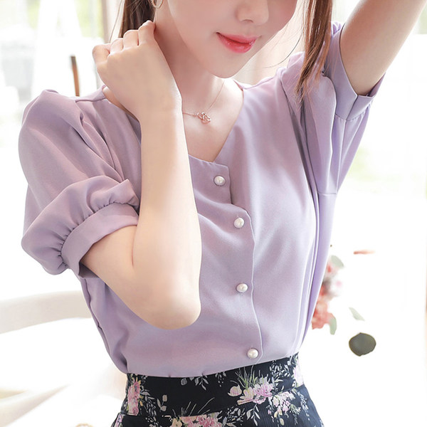 เสื้อชีฟองเกาหลี เสื้อชีฟองสวยๆ