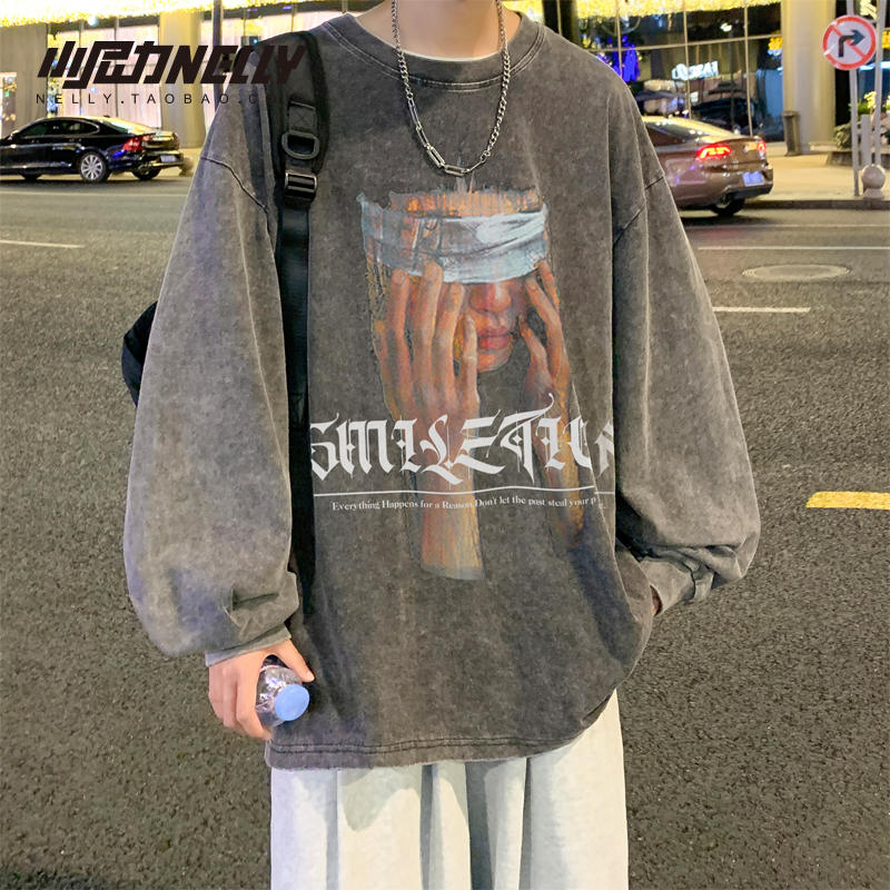 เสื้อยืดคอกลม ผู้ชาย เสื้อยืดผู้ชายเกาหลี เสื้อยืดเกาหลี แบรนด์ NELLY