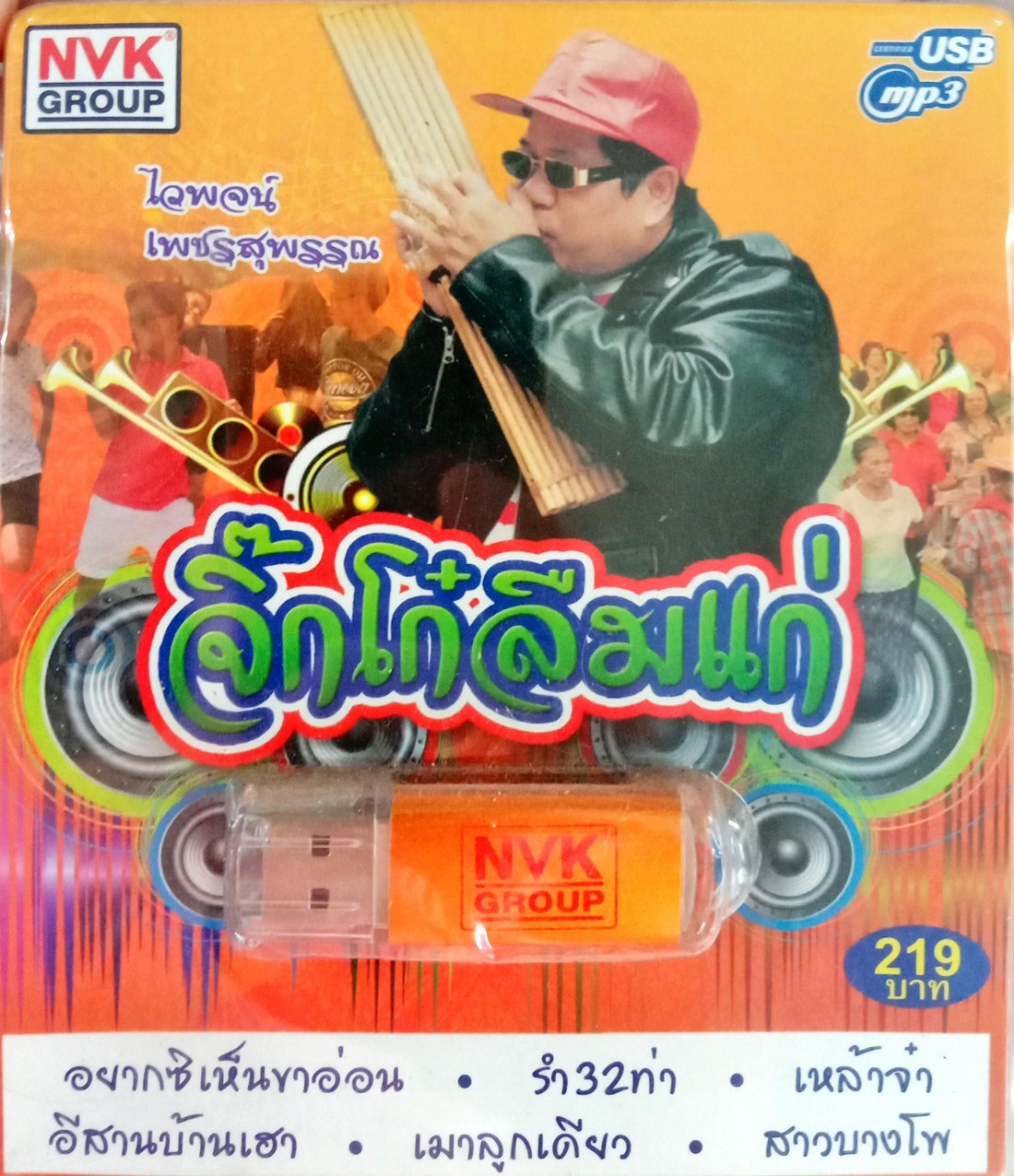 USB แฟลชไดร์ฟเพลง ไวพจน์ เพชรสุพรรณ ชุดจิ๊กโก๋ลืมแก่ (NVK)