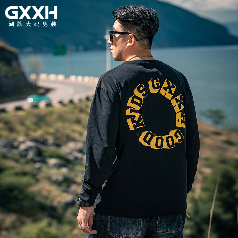 เสื้อยืดผู้ชายอ้วน S-5XL(อกเสื้อ39-51นิ้ว)