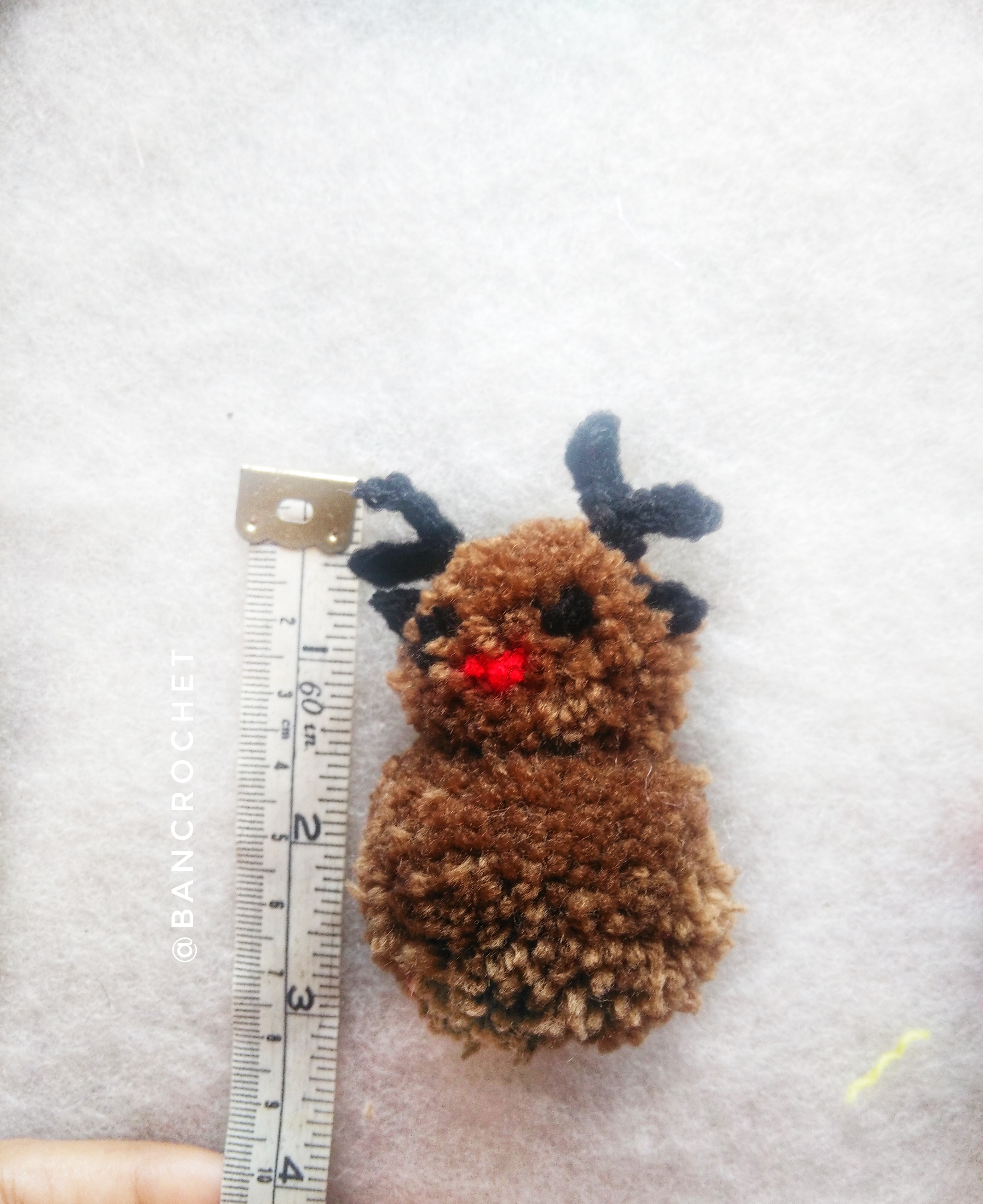 ตุ๊กตาคริสมาสปอมปอม christmas pompoms dolls 2-3.5 นิ้ว