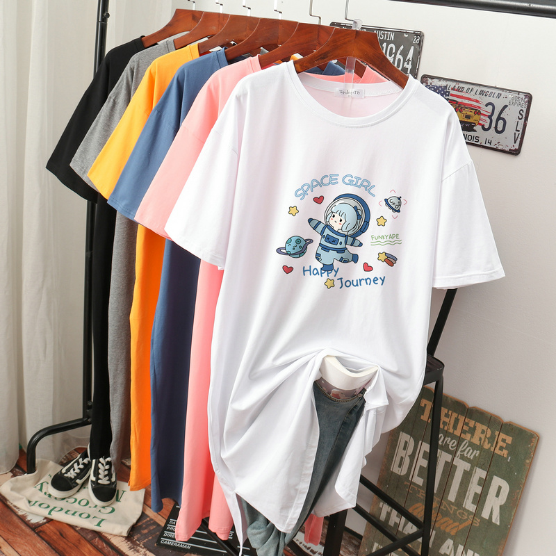 เดรสสไตล์เสื้อยืด S-3XL(อกเสื้อยืด 43- 51 นิ้ว)ใส่สบายๆอยู่บ้าน ใส่นอน