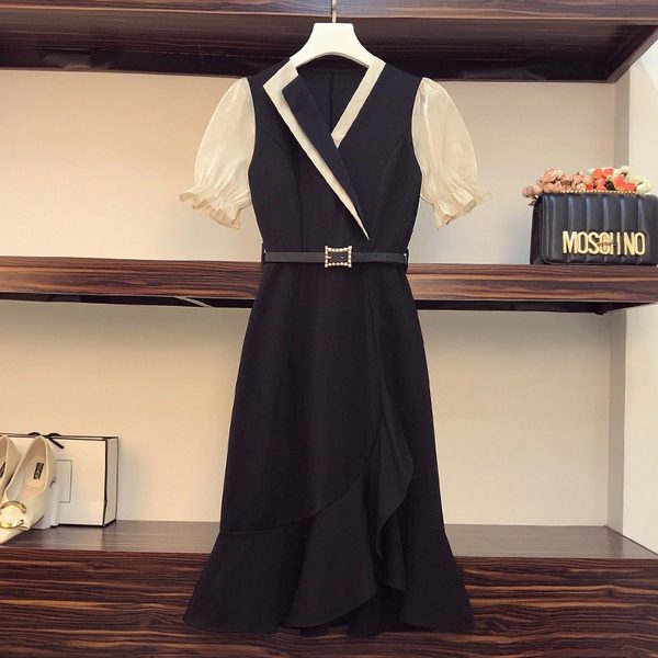 เดรสคนอ้วน เดรสสาวอวบ ชุดเดรสคนอ้วนวัยรุ่น BY PLUS SIZE Girl