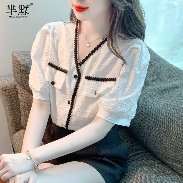 เสื้อชีฟองเกาหลี เสื้อชีฟองสวยๆ